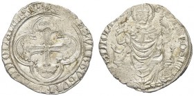 MILANO. . Gian Galeazzo Visconti, 1385-1402. Pegione. Ar gr. 1,92 Dr. COMES VIRTVTVM D MEDIOLANI Croce gigliata in cornice. Rv. S AMBROSIV NEDIOLAN Sa...