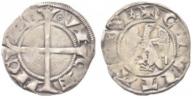 VICENZA. Bailardino Nogarola, podestà e vicario imperiale, 1320-1329. Grosso aquilino. Ar gr. 1,50 Dr. VI CE NC IE Croce intersecante la legenda. Rv. ...