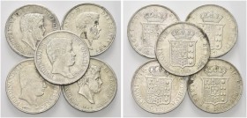 LOTTI. Lotto di n. 16 piastre da 120 Grana coniate dal 1835 al 1857. Si segnalano le date del 1835, 1836, 1840, 1841, 1842, 1844, 1851, 1852, 1853 (2)...
