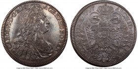 Karl VI Taler 1737-(2) MS62 NGC, Hall mint, KM1639.2, Dav-1056. Type with "2" below bust. A heartily patinated and highly glossy example. 

HID0980124...