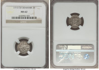 Frederick IV 2 Skilling 1715-CW MS62 NGC, KM502. A superlative example of the type with a full bold strike and much original luster.

HID09801242017

...