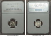 Christian IX 10 Ore 1882 CS-(h) MS65 NGC, Copenhagen mint, KM795.1. A majestic example of this better date with engaging argent luster.

HID0980124201...