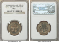 Danish State Krone 1960 (h)-CS MS65 NGC, Copenhagen mint, KM10a. An appreciable gem example issued by the Royal Greenland Company, luxuriously coated ...