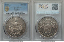 Joseph II Taler 1785-A AU58 PCGS, Vienna mint, KM395.2, Dav-1168A. Some field marks noted, yet virtually no wear with strong original luster.

HID0980...