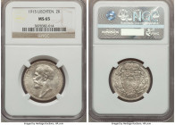 Johann II 2 Kronen 1915 MS65 NGC, KM-Y3. A bright white example with first class original luster. Mintage of 37,000 pieces.

HID09801242017

© 2020 He...