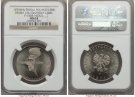 People's Republic nickel Proba "Maria Sklodowska Curie" 100 Zlotych 1974-MW MS64 NGC, Warsaw mint, KM-Pr239, Parchimowicz-356B. Mintage: 500. The only...