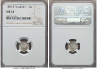 Oscar I 10 Ore 1859-ST MS63 NGC, KM683. A superb example of this small silver minor with sparkling original luster. 

HID09801242017

© 2020 Heritage ...