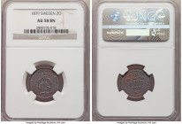 Oscar II 2 Ore 1879 AU58 Brown NGC, KM746. Virtually Mint State, with only the barest hints of superficial rub detectable. 

HID09801242017

© 2020 He...