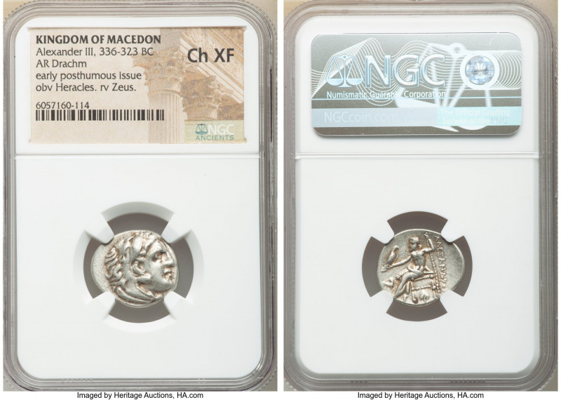 MACEDONIAN KINGDOM. Alexander III the Great (336-323 BC). AR drachm (20mm, 12h)....