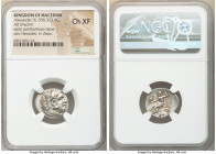MACEDONIAN KINGDOM. Alexander III the Great (336-323 BC). AR drachm (20mm, 12h). NGC Choice XF. Early posthumous issue of Abydus (?), ca. 310-301 BC. ...