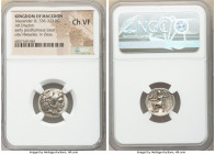 MACEDONIAN KINGDOM. Alexander III the Great (336-323 BC). AR drachm (17mm, 12h). NGC Choice VF. Posthumous issue of Side, ca. 323-317 BC. Head of Hera...