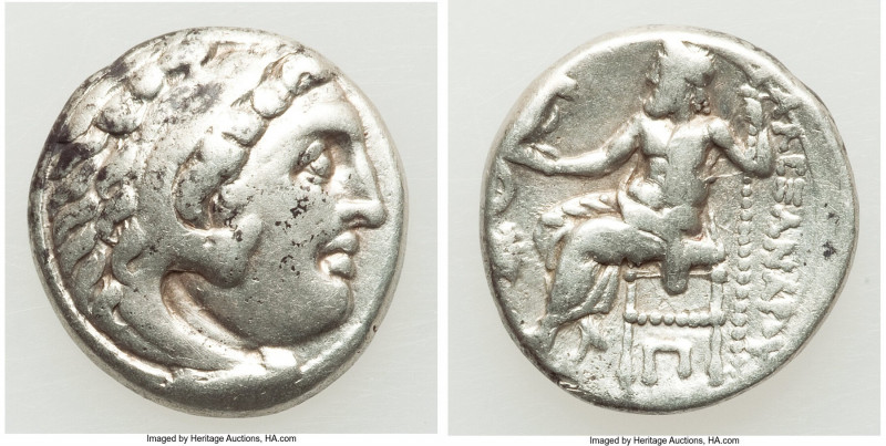MACEDONIAN KINGDOM. Alexander III the Great (336-323 BC). AR drachm (16mm, 4.22 ...