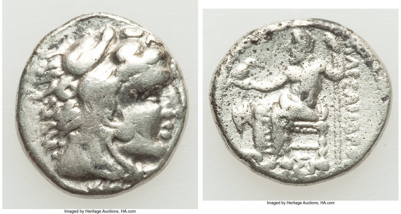 MACEDONIAN KINGDOM. Alexander III the Great (336-323 BC). AR drachm (17mm, 4.16 ...