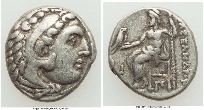 MACEDONIAN KINGDOM. Alexander III the Great (336-323 BC). AR drachm (17mm, 4.40 ...