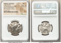 THRACE. Odessus. ca. 280-200 BC. AR tetradrachm (27mm, 16.91 gm, 12h). NGC VF 5/5 - 4/5. Posthumous issue in the name and types of Alexander III the G...