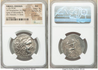 THRACE. Odessus. Ca. 125-70 BC. AR tetradrachm (30mm, 16.35 gm, 11h). NGC AU 4/5 - 3/5, brushed. Late posthumous issue in the name and types of Alexan...