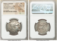 THRACE. Odessus. Ca. 125-70 BC. AR tetradrachm (31mm, 15.60 gm, 12h). NGC XF 4/5 - 3/5, overstruck. Late posthumous issue in the name and types of Ale...