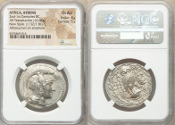 ATTICA. Athens. 2nd-1st centuries BC. AR tetradrachm (31mm, 16.88 gm, 10h). NGC Choice AU 4/5 - 5/5. New Style coinage, ca. 132/1 BC, Dorothe, Dioph a...