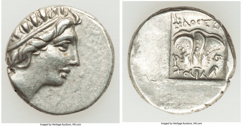 CARIAN ISLANDS. Rhodes. Ca. 88-84 BC. AR drachm (15mm, 3.12 gm, 12h). Choice XF....