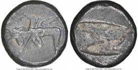 ACHAEMENID PERSIA. Darius I-Xerxes II (ca. 5th century BC). AR siglos (15mm). NGC Choice VF, scratches. Lydo-Milesian standard. Sardes mint, ca. 485-4...