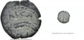 JUDAEA. Roman Procurators. Marcus Ambibulus (AD 9-12). AE prutah (17mm, 11h). NGC Choice Fine. Jerusalem, dated Regnal Year 39 of Augustus (AD 8/9). K...