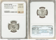 Julia Mamaea (AD 222-235). AR denarius (20mm, 3.14 gm, 7h). NGC Choice AU S 5/5 - 5/5. Rome. IVLIA MA-MAEA AVG, draped bust of Julia Mamaea right, see...
