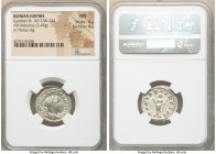 Gordian III (AD 238-244). AR denarius (20mm, 2.45 gm, 12h). NGC MS 4/5 - 4/5. Rome, summer AD 241. IMP GORDIANVS PIVS FEL AVG, laureate, draped and cu...