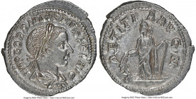 Gordian III (AD 238-244). AR denarius (21mm, 2.85 gm, 12h). NGC Choice AU 5/5 - 4/5. Rome, 4th issue, AD 241-243. IMP GORDIANVS PIVS FEL AVG, laureate...