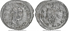 Hostilian, as Augustus (AD 251). AR antoninianus (24mm, 3.54 gm, 12h). NGC AU 3/5 - 3/5. Antioch, 4th officina. C OVAL OSTIL MES COVINTVS AVG, radiate...