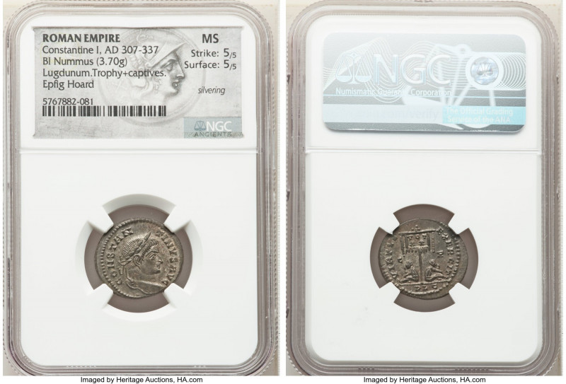 Constantine I the Great (AD 307-337). AE3 or BI nummus (20mm, 3.70 gm, 12h). NGC...