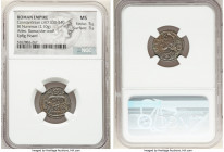 Constantinople Commemorative (ca. AD 330-340). AE3 or BI nummus (18mm, 2.10 gm, 6h). NGC MS 5/5 - 3/5. Arles, 2nd officina, AD 333-334, struck under C...