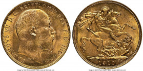 Edward VII gold Sovereign 1910-S MS64 NGC, Sydney mint, KM15. AGW 0.2355 oz. 

HID09801242017

© 2020 Heritage Auctions | All Rights Reserved