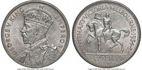 George V "Victoria & Melbourne" Florin 1934-1935 MS65 NGC, KM33. Commemorates centennial of Victoria and Melbourne. 

HID09801242017

© 2020 Herit...