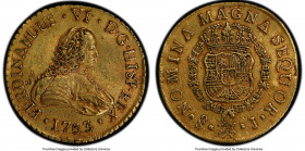 Ferdinand VI gold 8 Escudos 1753 So-J XF Details (Ex. Jewelry) PCGS, Santiago mint, KM3, Cal-827.

HID09801242017

© 2020 Heritage Auctions | All ...