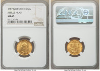 Victoria gold 1/2 Sovereign 1887 MS63 NGC, KM766, S-3869. First year of type. AGW 0.1177 oz. 

HID09801242017

© 2020 Heritage Auctions | All Righ...