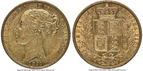 Victoria gold Sovereign 1849 AU58 NGC, KM736.1, S-3852C. AGW 0.2355 oz. 

HID09801242017

© 2020 Heritage Auctions | All Rights Reserved
