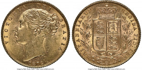 Victoria gold "Shield" Sovereign 1872 MS63 NGC, KM752, S-3856A. Die # 1. GW 0.2355 oz. 

HID09801242017

© 2020 Heritage Auctions | All Rights Res...