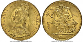 Victoria gold "Jubilee Head" Sovereign 1887 MS63 NGC, KM767, S-3866. AGW 0.2355 oz. 

HID09801242017

© 2020 Heritage Auctions | All Rights Reserv...