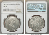 Ferdinand VII 8 Reales 1821 NG-M AU55 NGC, Nueva Guatemala mint, KM69. Shadow gray toned, reverse very choice with semi-Prooflike fields. 

HID09801...