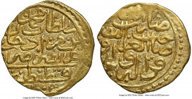 Ottoman Empire. Mehmed III (AH 1003-1012 / AD 1595-1603) gold Sultani AH 1003 (1595) MS62 NGC, Constantinople mint (in Turkey), A-1340.1. 3.44gm. 

...