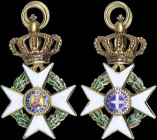 GREECE: Miniature edition of the Order of the Redeemer. Minor enamel faults. About Extremely Fine.