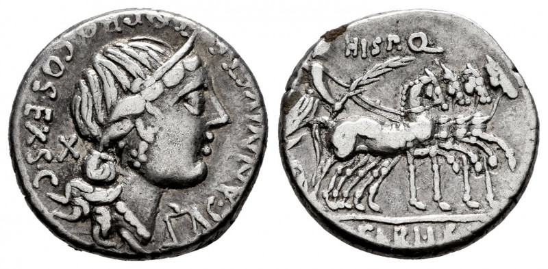 Annius. C. Annius y Lucius Fabius. Denarius. 82-81 BC. Hispania. (Rsc-5a). (Ffc-...