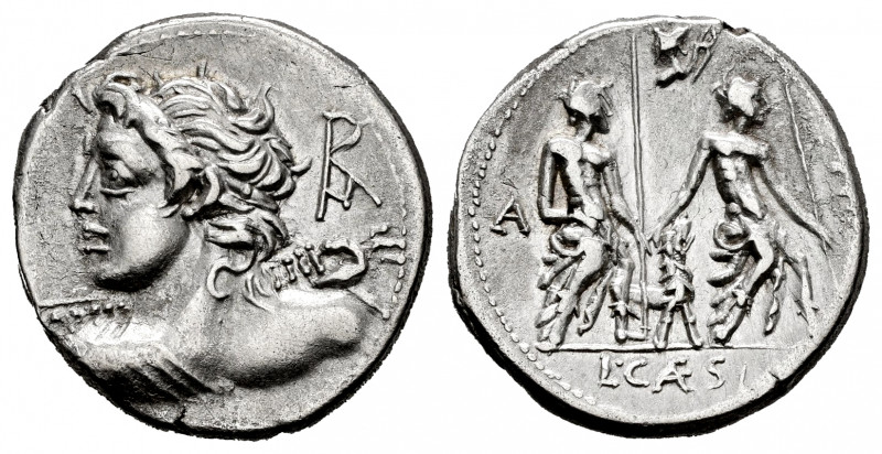Caesius. Lucius Caesius. Denarius. 112-111 BC. South of Italy. (Rsc-1). (Ffc-222...