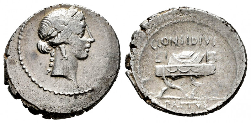 Considius. C. Considius Paetus. Denarius. 46 BC. Rome. (Rsc-3). (Ffc-592). (Craw...