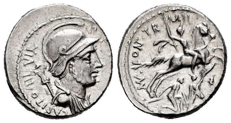 Fonteius. P. Fonteius P. f. Capito. Denarius. 55 BC. Rome. (Rsc-17). (Ffc-723). ...