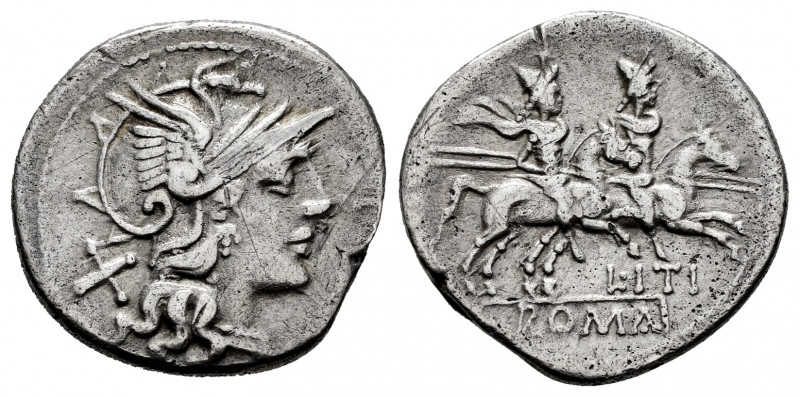 Itia. L. Itius. Denarius. 145 BC. Rome. (Ffc-759). (Craw-209/1). (Cal-627). Anv....