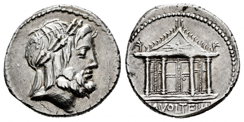 Volteius. M. Volteius M.f. Denarius. 78 BC. Rome. (Rsc-1). (Ffc-1234). (Craw-385...