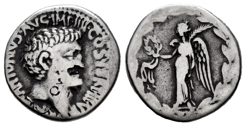 Mark Antony. Denarius. 31 a.C. Mint moving. (Rsc-81). (Craw-545/1). Anv.: M ANTO...