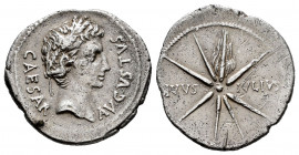 Augustus. Denarius. 19-18 BC. Colonia Patricia (Córdoba). (Rsc-98). (Ffc-77). (Ric-37a). (Cal-704). Anv.: CAESAR AVGVSTVS head of Augustus right weari...