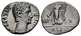 Augustus. Denarius. 15-13 BC. Lugdunum. (Rsc-144). (Ffc-111). (Ric-171). (Cal-828). Anv.: AVGVSTVS DIVI. F. bare head of Augustus right. Rev.: IMP. - ...